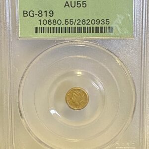 BG-819 1860/50 PCGS AU55 OGH