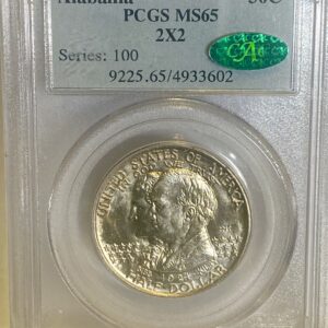 Alabama 2x2 1921 PCGS MS65 CAC