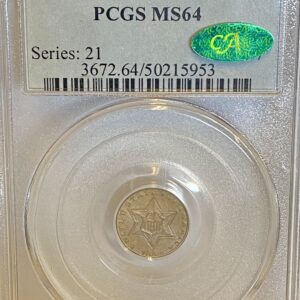 1856 PCGS MS64 CAC