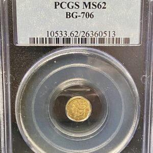 BG-706 1864 25c PCGS MS62