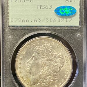 1900-O PCGS MS63 RATTLER CAC