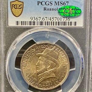 Roanoke 1937 PCGS MS67 CAC