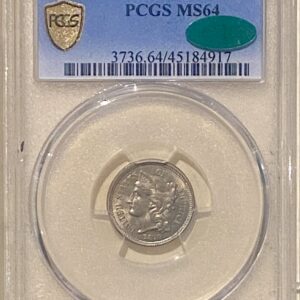 1870 PCGS MS64 CAC