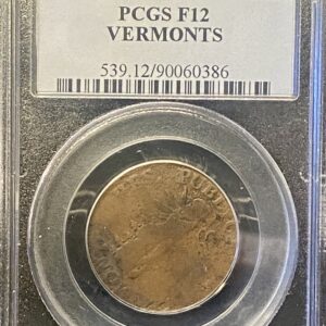 1785 PCGS F12 Vermonts