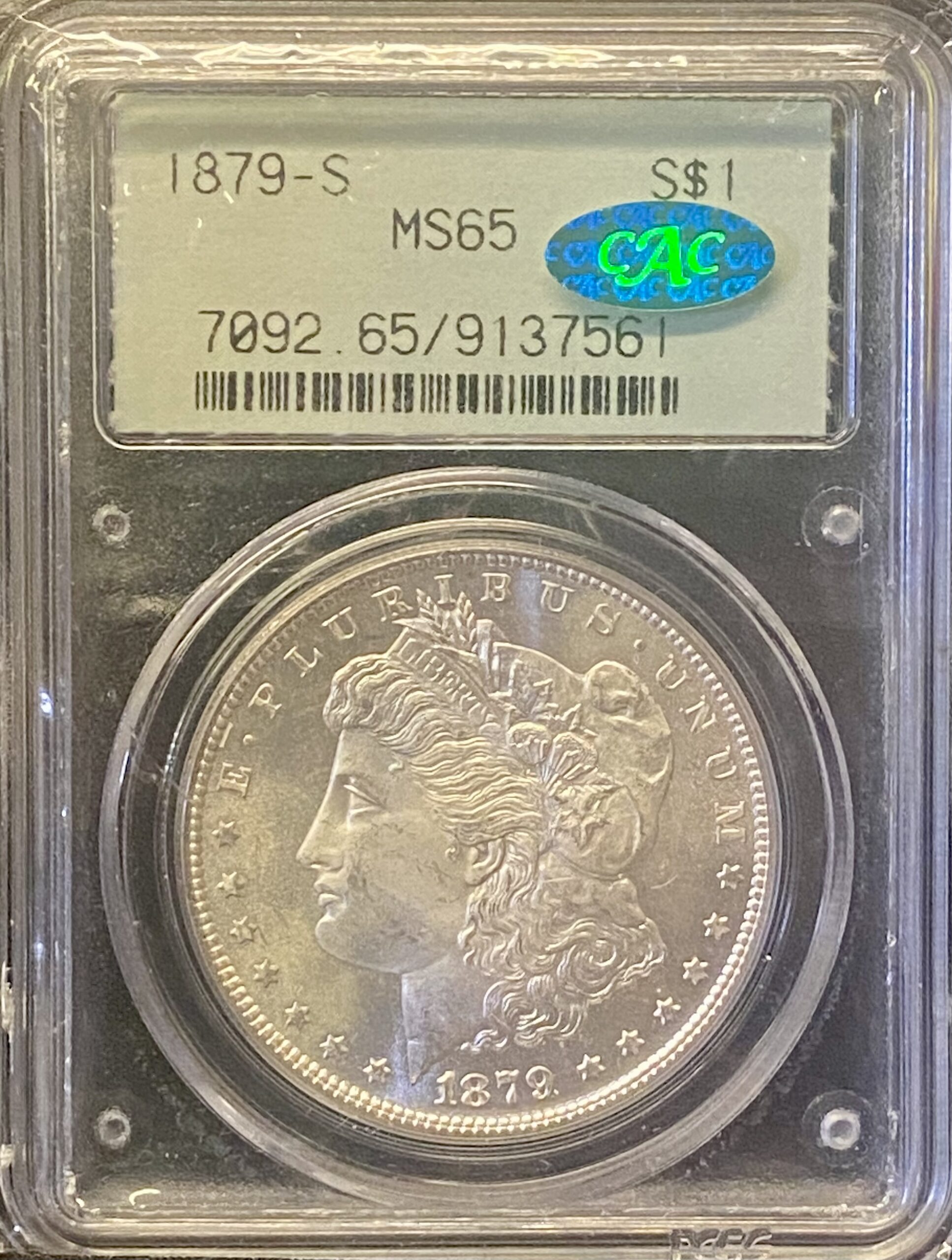 1879-S MS65 OGH CAC - Scarsdale Coin