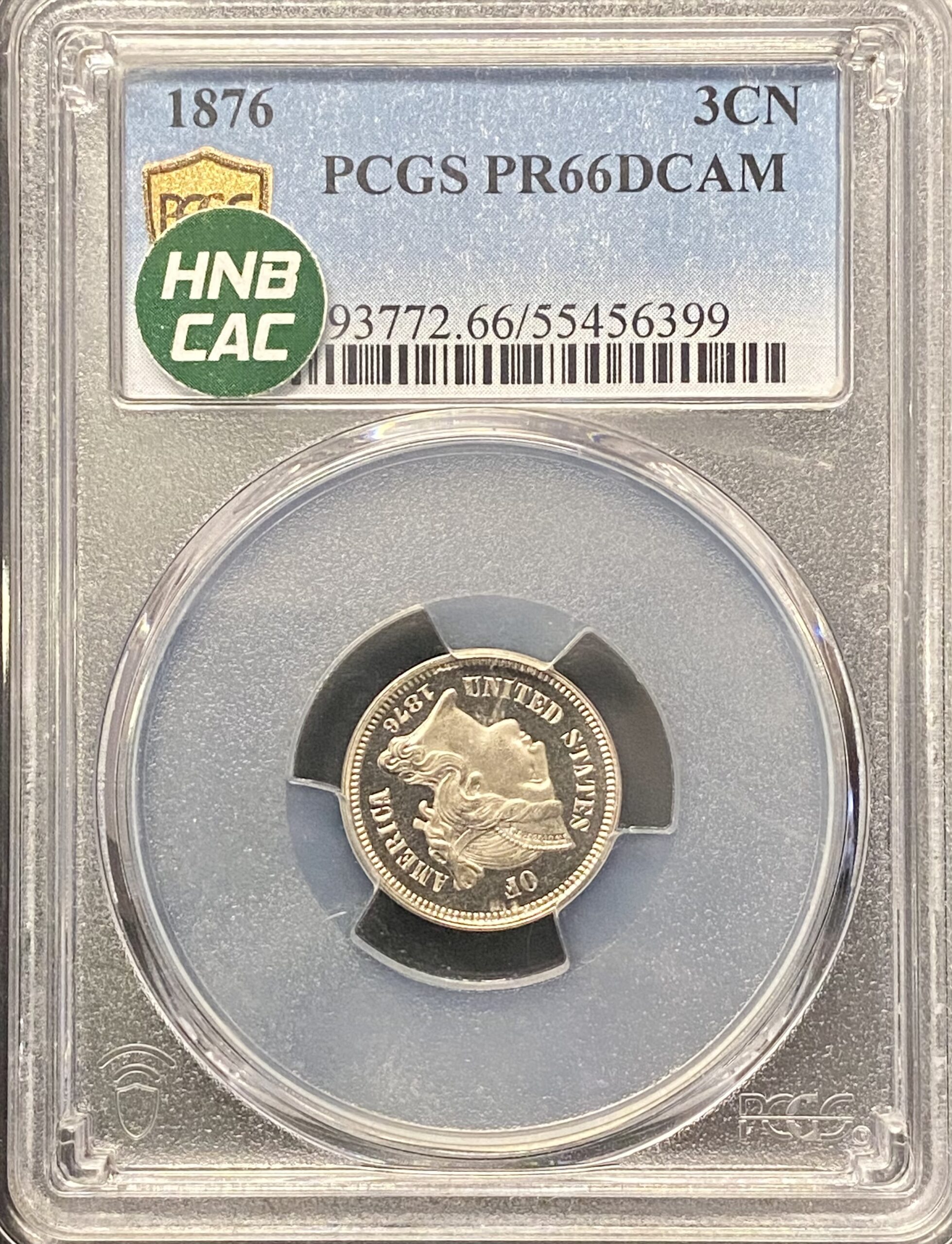 Pr66 Reeb 1876 PCGS PR66 Deep Cameo - Scarsdale Coin