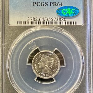 1886 PCGS PR64 CAC