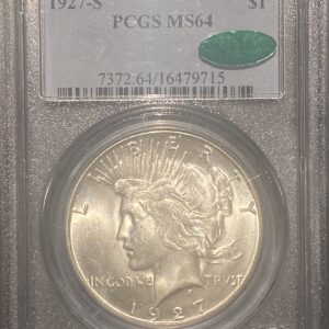 1927-S PCGS MS64 CAC